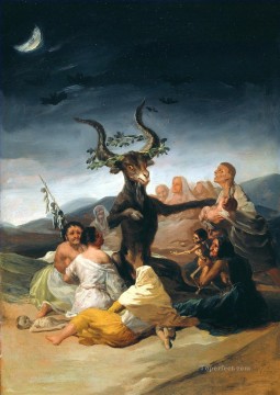 Francisco goya Painting - Sábado de Brujas Romántico moderno Francisco Goya
